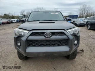 2019 Toyota 4Runner SR5 with VIN JTEBU5JR2K5661506, listed as a Copart auction lot 51609215 with 65,133 mi miles and Salvage Title. Bid and sale history available at carsss.com. Image 5.