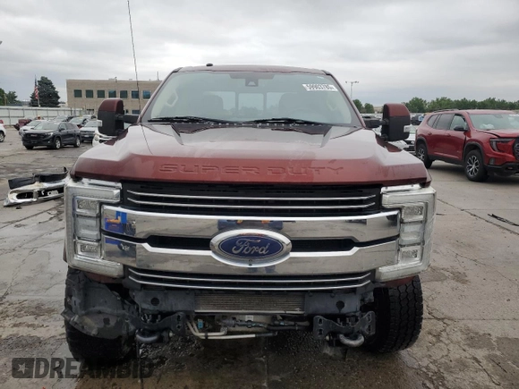2017 Ford F-350 Platinum with VIN 1FT8W3BT7HEE46834, listed as a Copart auction lot 59903785 with 90,227 mi miles and Salvage title. Bid and sale history available at DreamBid. Image 5.