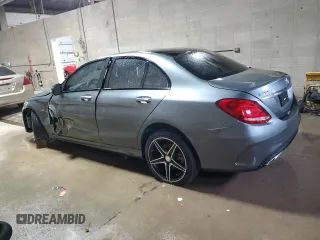2017 Mercedes-Benz C 300 z VIN 55SWF4KB4HU190248, wystawiony jako Copart lot #59984725 z przebiegiem 46 159 mil mil oraz Szkoda całkowita • Salvage title. Historia ofert i sprzedaży dostępna na DreamBid. Obrazek 2.