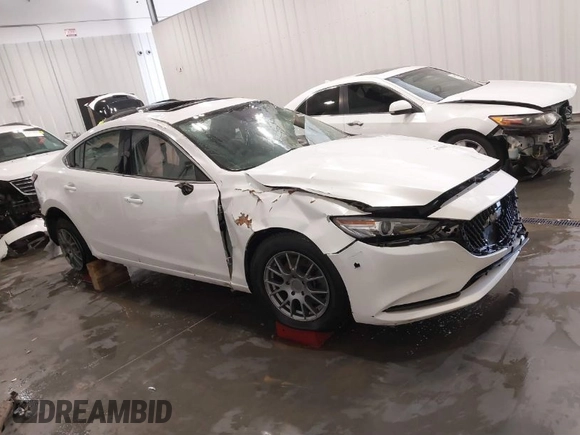 2018 Mazda Mazda6 Touring with VIN JM1GL1VM2J1324151, listed as a IAAI auction lot 41798049 with 37,415 mi miles. Bid and sale history available at carsss.com. Image 1.