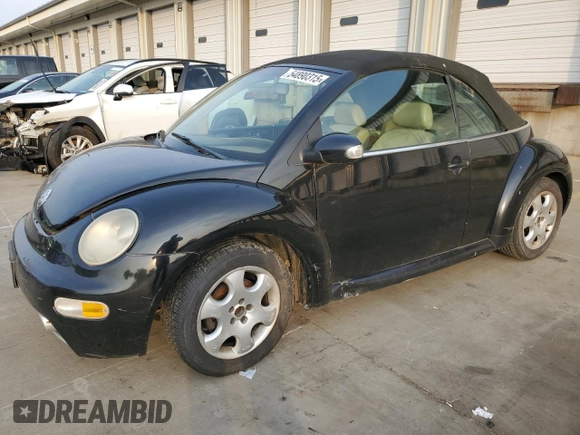 2003 Volkswagen Beetle GLS with VIN 3VWCK21Y93M310668, listed as a Copart auction lot 54890315 with 221,948 mi miles and Clean Title. Bid and sale history available at DreamBid. Image 1.