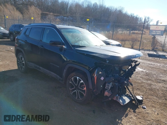 2022 Jeep Compass High Altitude with VIN 3C4NJDCB4NT150078, listed as a IAAI auction lot 41365851 with 14,448 mi miles and . Bid and sale history available at DreamBid. Image 1.