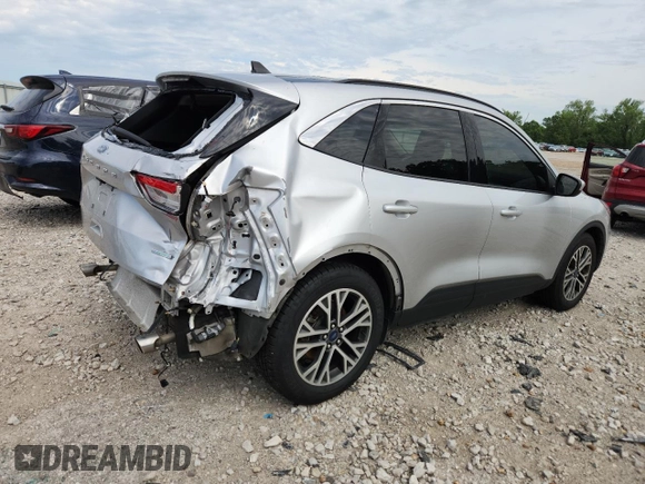 2020 Ford Escape SEL with VIN 1FMCU0H62LUA71848, listed as a Copart auction lot 60888705 with 70,759 mi miles and Salvage title. Bid and sale history available at DreamBid. Image 3.