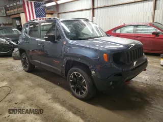 2023 Jeep Renegade Trailhawk with VIN ZACNJDC12PPP20500, listed as a Copart auction lot 46687875 with 50,607 mi miles and Salvage title. Bid and sale history available at DreamBid. Image 4.