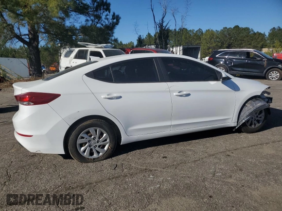 2017 Hyundai Elantra SE with VIN 5NPD74LF7HH149900, listed as a Copart auction lot 48954915 with 124,902 mi miles and Salvage Title. Bid and sale history available at DreamBid. Image 3.