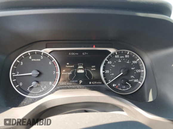 2025 Nissan Rogue SV with VIN 5N1BT3BA5SC814780, listed as a Copart auction lot 54378515 with 5,972 mi miles and Clean Title. Bid and sale history available at DreamBid. Image 9.