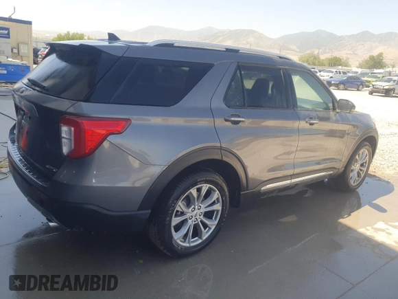 2023 Ford Explorer Limited with VIN 1FMSK8FH6PGA07885, listed as a Copart auction lot 62763265 with 36,315 mi miles and Clean title. Bid and sale history available at DreamBid. Image 3.