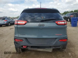 2015 Jeep Cherokee Trailhawk with VIN 1C4PJMBB1FW630715, listed as a Copart auction lot 58559675 with 58,302 mi miles and Salvage title. Bid and sale history available at DreamBid. Image 6.
