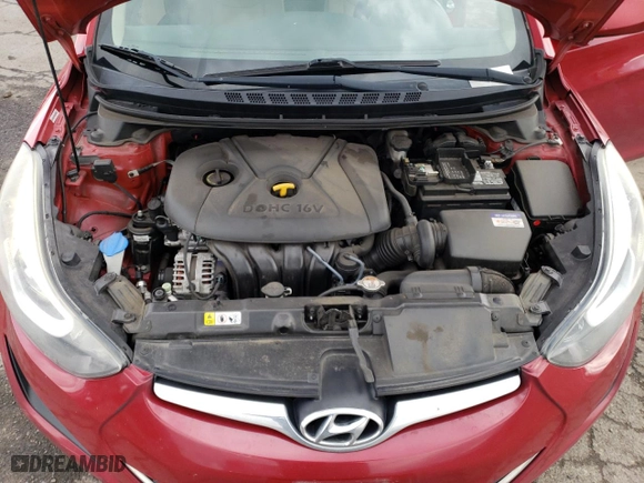 2014 Hyundai Elantra SE with VIN KMHDH4AE0EU215711, listed as a Copart auction lot 49680245 with 144,950 mi miles and Salvage Title. Bid and sale history available at carsss.com. Image 11.