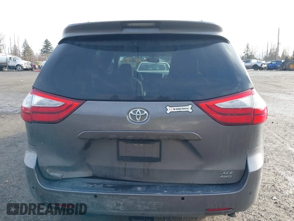 2015 Toyota Sienna Ltd with VIN 5TDDK3DC3FS124321, listed as a IAAI auction lot 41603367 with 120,922 mi miles. Bid and sale history available at carsss.com. Image 16.