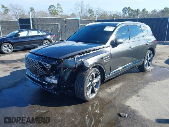 2025 Genesis GV80 Prestige with VIN KMUHEESC9SU247860, listed as a IAAI auction lot 41384609 with 1,819 mi miles and . Bid and sale history available at DreamBid. Image 17.