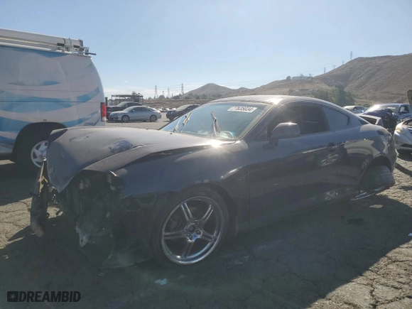 2004 Hyundai Tiburon GT with VIN KMHHN65FX4U108253, listed as a Copart auction lot 77635034 with 34,170 mi miles and Salvage Title. Bid and sale history available at carsss.com. Image 1.