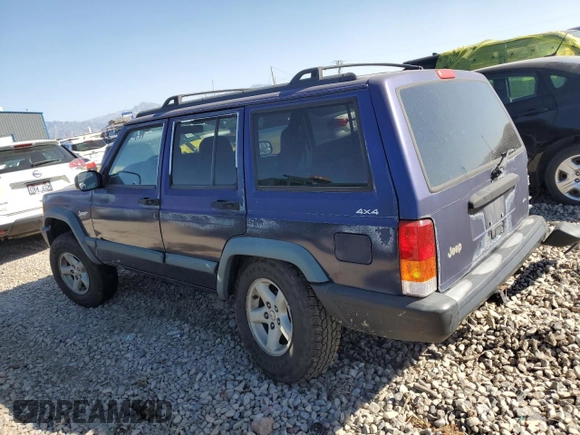 1997 Jeep Cherokee Sport with VIN 1J4FJ68S1VL543468, listed as a Copart auction lot 72753854 with 0 mi miles and Salvage Title. Bid and sale history available at carsss.com. Image 2.