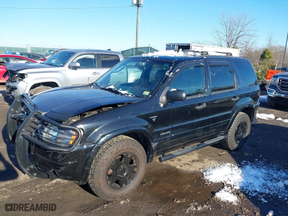 2002 Ford Escape Limited with VIN 1FMCU041X2KC74197, listed as a IAAI auction lot 41363369 with 153,704 mi miles. Bid and sale history available at carsss.com. Image 17.