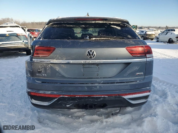 2022 Volkswagen Atlas Cross Sport 3.6L V6 SEL with VIN 1V2BE2CA2NC223803, listed as a Copart auction lot 43997075 with 23,557 mi miles and Clean Title. Bid and sale history available at carsss.com. Image 6.