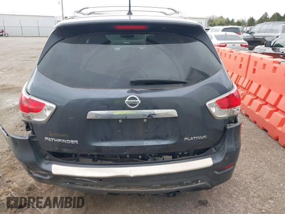 2014 Nissan Pathfinder SL with VIN 5N1AR2MN3EC685723, listed as a IAAI auction lot 41910628 with 136,252 mi miles and . Bid and sale history available at DreamBid. Image 16.