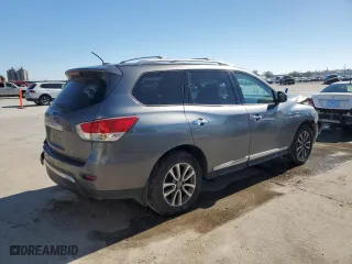 2016 Nissan Pathfinder SL with VIN 5N1AR2MN5GC651544, listed as a Copart auction lot 45900225 with 221,619 mi miles and Salvage Title. Bid and sale history available at carsss.com. Image 3.