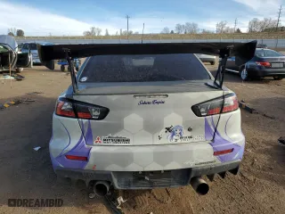2008 Mitsubishi Lancer Evolution MR with VIN JA3AW56V98U051308, listed as a Copart auction lot 50452355 with 0 mi miles and Salvage Title. Bid and sale history available at carsss.com. Image 6.