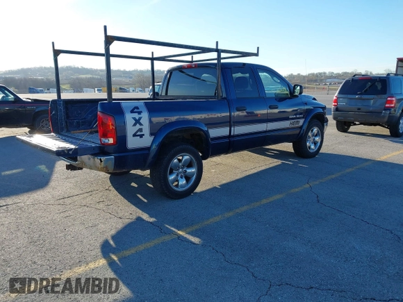 2004 Dodge 1500 SLT with VIN 1D7HU18DX4J159991, listed as a IAAI auction lot 41865428 with 178,090 mi miles. Bid and sale history available at carsss.com. Image 4.
