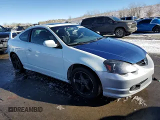 2005 Acura RSX with VIN JH4DC54845S007906, listed as a Copart auction lot 87666505 with 189,276 mi miles and Salvage title. Bid and sale history available at DreamBid. Image 4.