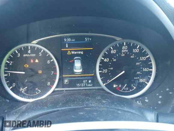 2019 Nissan Sentra S with VIN 3N1AB7AP3KY344694, listed as a IAAI auction lot 41980872 with 151,371 mi miles. Bid and sale history available at carsss.com. Image 7.