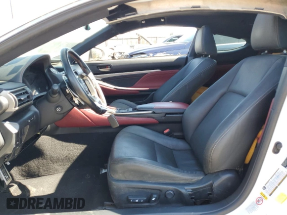 2017 Lexus RC 200t with VIN JTHHA5BC7H5007609, listed as a Copart auction lot 64089305 with 53,422 mi miles and Clean title. Bid and sale history available at DreamBid. Image 7.