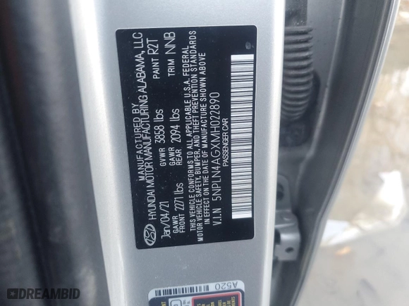 2021 Hyundai Elantra SEL with VIN 5NPLN4AGXMH022890, listed as a Copart auction lot 87130624 with 32,436 mi miles and Salvage Title. Bid and sale history available at carsss.com. Image 13.