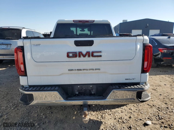 2022 GMC Sierra 1500 Limited SLT with VIN 3GTU9DED0NG141938, listed as a Copart auction lot 42553395 with 40,277 mi miles and Salvage Title. Bid and sale history available at carsss.com. Image 6.
