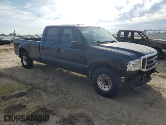 2001 Ford Super Duty F-250 XL with VIN 1FTNW20L91EC30747, listed as a Copart auction lot 46121745 with 128,629 mi miles and Salvage Title. Bid and sale history available at carsss.com. Image 4.