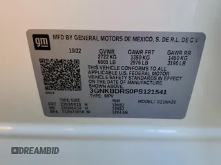 2023 Chevrolet Blazer LT with VIN 3GNKBDRS0PS121541, listed as a Copart auction lot 56396645 with 36,097 mi miles and Clean title. Bid and sale history available at DreamBid. Image 14.