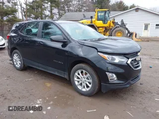 2021 Chevrolet Equinox LS with VIN 2GNAXHEV0M6148866, listed as a IAAI auction lot 41748892 with 47,980 mi miles. Bid and sale history available at carsss.com. Image 1.