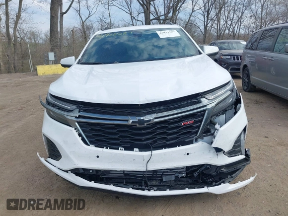 2023 Chevrolet Equinox RS z VIN 3GNAXMEG7PL203601, wystawiony jako IAAI lot #41913587 z przebiegiem 12 837 mil mil oraz . Historia ofert i sprzedaży dostępna na DreamBid. Obrazek 13.