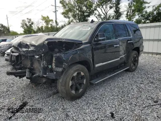 2017 Cadillac Escalade Premium Luxury z VIN 1GYS4CKJ6HR151558, wystawiony jako Copart lot #59999535 z przebiegiem Nie podano mil oraz Czysty tytuł • Clean title. Historia ofert i sprzedaży dostępna na DreamBid. Obrazek 1.