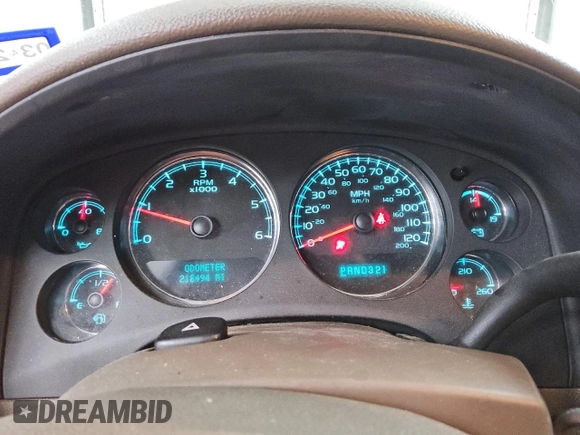 2007 GMC Yukon SLT with VIN 1GKFC13J77R132288, listed as a Copart auction lot 46817645 with 218,494 mi miles and Clean Title. Bid and sale history available at carsss.com. Image 9.