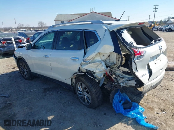 2015 Nissan Rogue SV with VIN 5N1AT2MV4FC905034, listed as a IAAI auction lot 41696720 with 170,132 mi miles. Bid and sale history available at carsss.com. Image 3.