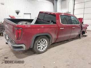 2022 GMC Sierra 1500 SLT with VIN 3GTU9DED2NG218227, listed as a IAAI auction lot 41319223 with 23,424 mi miles and . Bid and sale history available at DreamBid. Image 4.