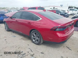 2024 Honda Accord EX with VIN 1HGCY1F30RA049494, listed as a IAAI auction lot 41945019 with 15,273 mi miles and . Bid and sale history available at DreamBid. Image 3.