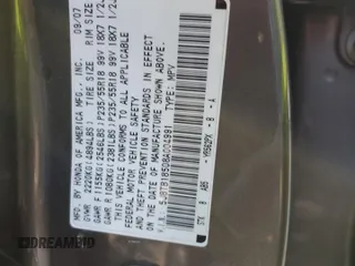 2008 Acura RDX Technology with VIN 5J8TB18508A004991, listed as a Copart auction lot 68744424 with 212,602 mi miles and Salvage Title. Bid and sale history available at carsss.com. Image 12.