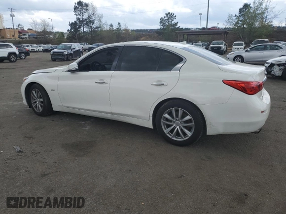 2017 Infiniti Q50 Signature Edition with VIN JN1EV7APXHM736348, listed as a Copart auction lot 51352315 with 159,434 mi miles and Salvage Title. Bid and sale history available at DreamBid. Image 2.