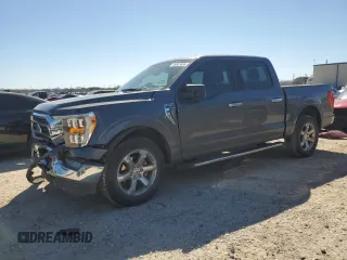 2023 Ford F-150 XL with VIN 1FTEW1CP7PKE63433, listed as a Copart auction lot 46853455 with 29,091 mi miles and Salvage Title. Bid and sale history available at carsss.com. Image 1.