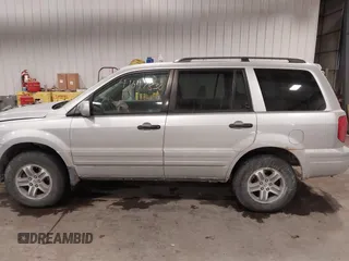 2005 Honda Pilot EX-L with VIN 2HKYF18575H557005, listed as a IAAI auction lot 41647830 with 245,992 mi miles. Bid and sale history available at carsss.com. Image 14.
