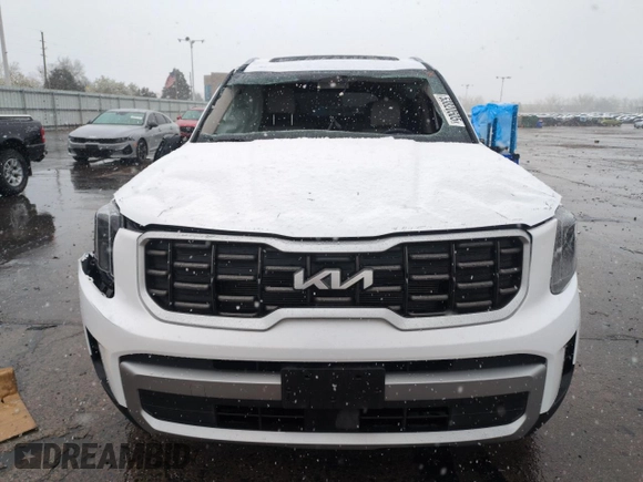 2023 Kia Telluride S with VIN 5XYP6DGCXPG358814, listed as a Copart auction lot 53820505 with 10,329 mi miles and Salvage Title. Bid and sale history available at carsss.com. Image 5.