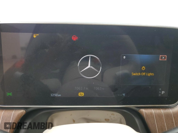 2023 Mercedes-Benz EQS with VIN 4JGDM2EBXPA021983, listed as a Copart auction lot 47218804 with 7,063 mi miles. Bid and sale history available at carsss.com. Image 9.