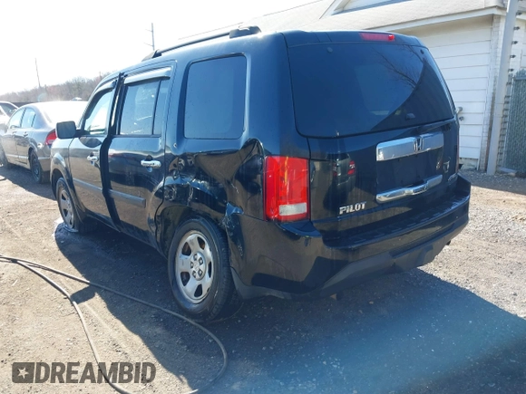 2015 Honda Pilot LX with VIN 5FNYF4H26FB075357, listed as a IAAI auction lot 41815967 with 192,422 mi miles. Bid and sale history available at carsss.com. Image 3.