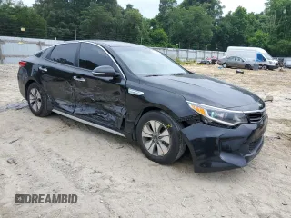 2017 Kia Optima Hybrid with VIN KNAGT4LE7H5012372, listed as a Copart auction lot 57746424 with 93,416 mi miles and Salvage Title. Bid and sale history available at carsss.com. Image 4.