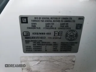 2015 GMC Terrain SLE with VIN 2GKFLVEK1F6140121, listed as a Copart auction lot 48416435 with 150,849 mi miles and Salvage Title. Bid and sale history available at carsss.com. Image 15.