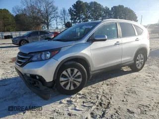 2013 Honda CR-V EX-L with VIN 2HKRM4H74DH616247, listed as a Copart auction lot 43294425 with 136,014 mi miles and Salvage title. Bid and sale history available at DreamBid. Image 1.