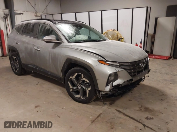 2023 Hyundai Tucson Limited with VIN KM8JECAE0PU213725, listed as a IAAI auction lot 41416606 with 16,674 mi miles and . Bid and sale history available at DreamBid. Image 1.