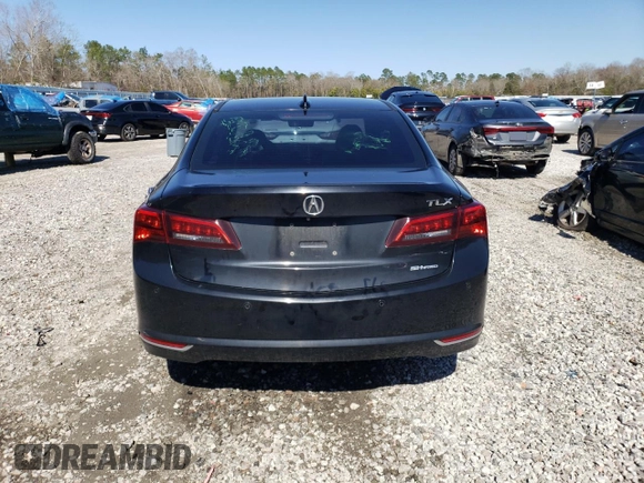 2015 Acura TLX V6 Advance with VIN 19UUB3F76FA009789, listed as a Copart auction lot 47651305 with 218,495 mi miles and Salvage Title. Bid and sale history available at carsss.com. Image 6.