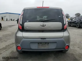 2015 Kia Soul with VIN KNDJN2A28F7201680, listed as a Copart auction lot 53632984 with 0 mi miles and Salvage Title. Bid and sale history available at carsss.com. Image 6.